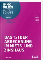Cover-Bild 1 x 1 der Abrechnung im Miets- und Zinshaus