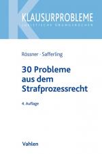 Cover-Bild 30 Probleme aus dem Strafprozessrecht
