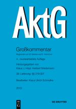 Cover-Bild §§ 319-327