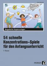 Cover-Bild 54 schnelle Konzentrations-Spiele - Anfangsunt.