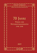 Cover-Bild 70 Jahre Verein der Notariatskandidaten 1948-2018