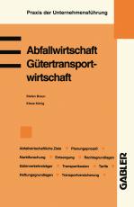 Cover-Bild Abfallwirtschaft. Gütertransportwirtschaft