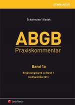 Cover-Bild ABGB Praxiskommentar - Band 1a, Ergänzungsband zu Band 1