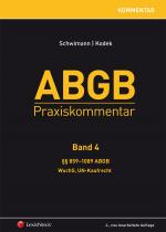 Cover-Bild ABGB Praxiskommentar - Band 4