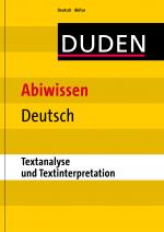 Cover-Bild Abiwissen Deutsch Textanalyse und Textinterpretation