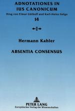 Cover-Bild Absentia consensus