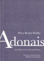 Cover-Bild ADONAIS - eine Elegie auf den Tod von John Keats.