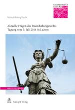 Cover-Bild Aktuelle Fragen des Staatshaftungsrechts