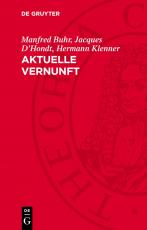 Cover-Bild Aktuelle Vernunft