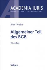 Cover-Bild Allgemeiner Teil des BGB