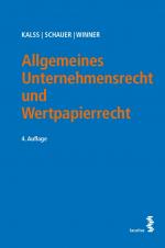 Cover-Bild Allgemeines Unternehmensrecht und Wertpapierrecht