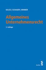 Cover-Bild Allgemeines Unternehmensrecht