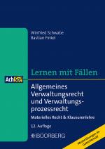 Cover-Bild Allgemeines Verwaltungsrecht und Verwaltungsprozessrecht