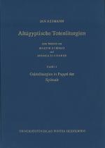 Cover-Bild Altägyptische Totenliturgien / Osirisliturgien in Papyri der Spätzeit