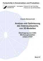 Cover-Bild Analyse und Optimierung des Datenaustauschs von 3D-Modellen