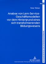 Cover-Bild Analyse von Lern-Service-Geschäftsmodellen vor dem Hintergrund eines sich transformierenden Bildungswesens