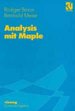 Cover-Bild Analysis mit Maple