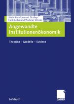 Cover-Bild Angewandte Institutionenökonomik