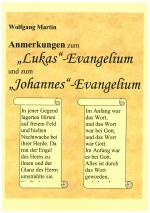 Cover-Bild Anmerkungen zum "Lukas"-Evangelium und zum "Johannes"-Evangelium