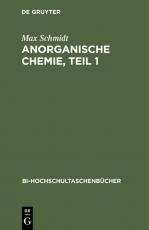 Cover-Bild Anorganische Chemie, Teil 1
