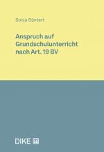 Cover-Bild Anspruch auf Grundschulunterricht nach Art. 19 BV