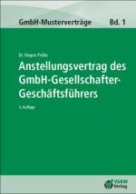 Cover-Bild Anstellungsvertrag des GmbH-Gesellschafter-Geschäftsführers 3. Auflage