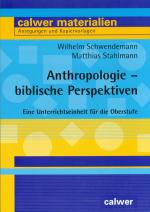 Cover-Bild Anthropologie - biblische Perspektiven
