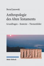 Cover-Bild Anthropologie des Alten Testaments
