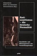 Cover-Bild Antisemitismus - die deutsche Normalität