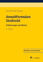 Cover-Bild AnwaltFormulare Strafrecht