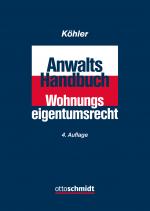 Cover-Bild Anwalts-Handbuch Wohnungseigentumsrecht