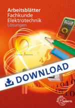 Cover-Bild Arbeitsblätter Fachkunde Elektrotechnik Lösungen (PDF)