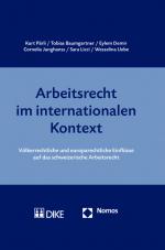Cover-Bild Arbeitsrecht im internationalen Kontext