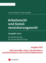 Cover-Bild Arbeitsrecht und Sozialversicherungsrecht 2022