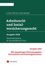 Cover-Bild Arbeitsrecht und Sozialversicherungsrecht 2024