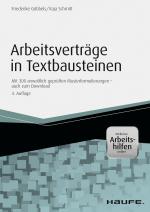Cover-Bild Arbeitsverträge in Textbausteinen - inkl. Arbeitshilfen online