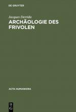 Cover-Bild Archäologie des Frivolen