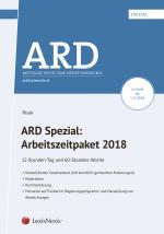 Cover-Bild ARD Spezial: Arbeitszeitpaket 2018