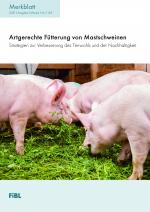 Cover-Bild Artgerechte Fütterung von Mastschweinen