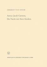 Cover-Bild Asmus Jacob Carstens, Die Nacht mit ihren Kindern