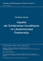 Cover-Bild Aspekte der Schillerschen Kunsttheorie im Literaturkonzept Dostoevskijs