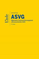 Cover-Bild ASVG | Allgemeines Sozialversicherungsgesetz 2024