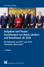 Cover-Bild Aufgaben und Finanzbeziehungen von Bund, Ländern und Kommunen ab 2020