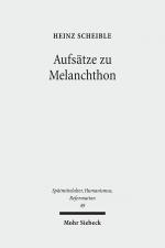 Cover-Bild Aufsätze zu Melanchthon