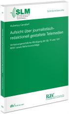 Cover-Bild Aufsicht über journalistisch-redaktionell gestaltete Telemedien