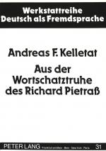 Cover-Bild Aus der Wortschatztruhe des Richard Pietraß