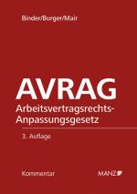 Cover-Bild AVRAG - Arbeitsvertragsrechts- Anpassungsgesetz
