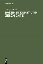 Cover-Bild Baden in Kunst und Geschichte