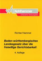 Cover-Bild Baden-Württembergisches Landesgesetz über die freiwillige Gerichtsbarkeit