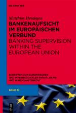 Cover-Bild Bankenaufsicht im Europäischen Verbund